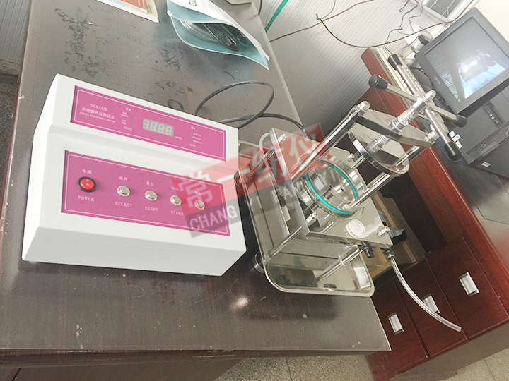 YG825織物靜水壓測試儀